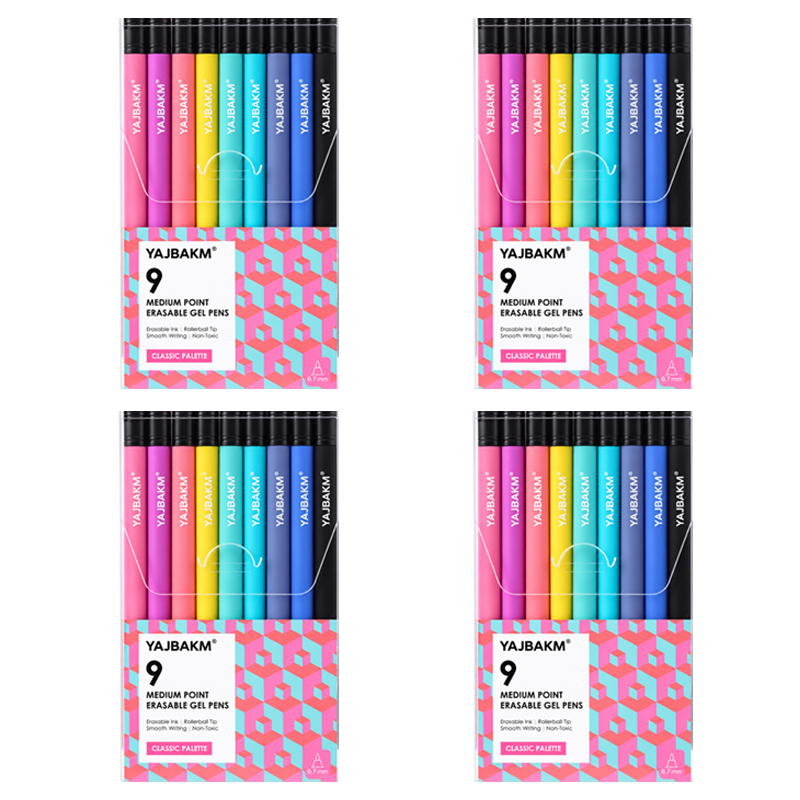 YAJBAKMErasable Gel Pens Set – Smooth Writing Pens with Quick Erase Ink for School, Office & Journaling💪