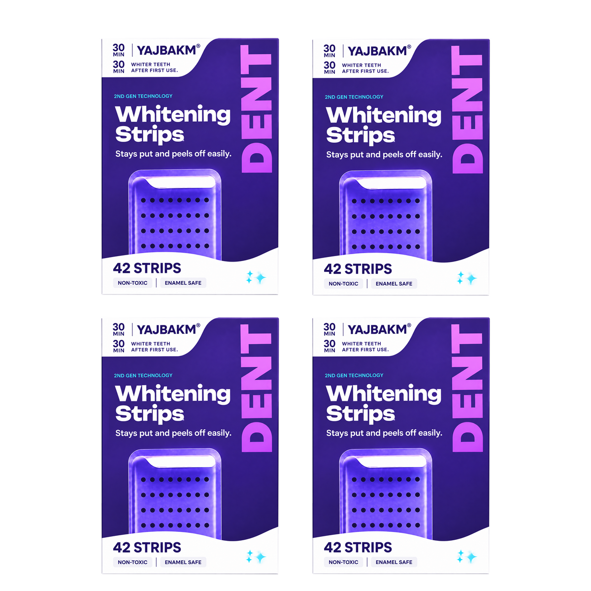YAJBAKM 🦷Advanced Whitening Strips | Professional-Inspired Smile Care At Home