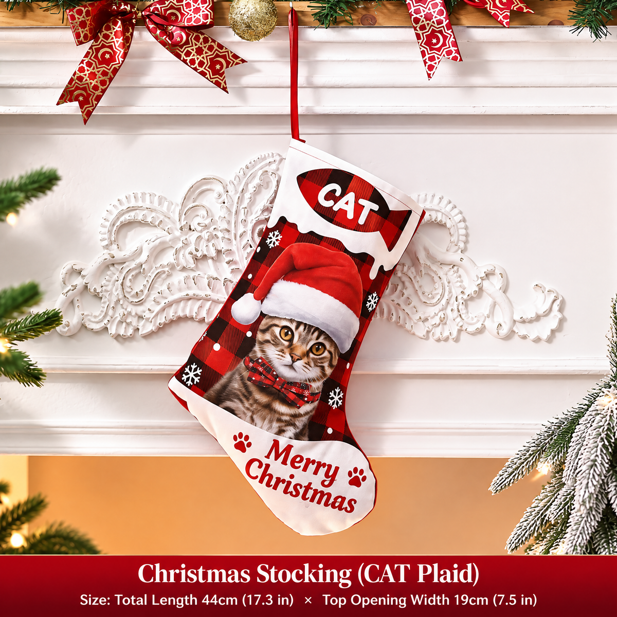 Christmas Stockings 2026 | Premium Holiday Stocking For Family Kids & Pets | Large Capacity Christmas Decoration