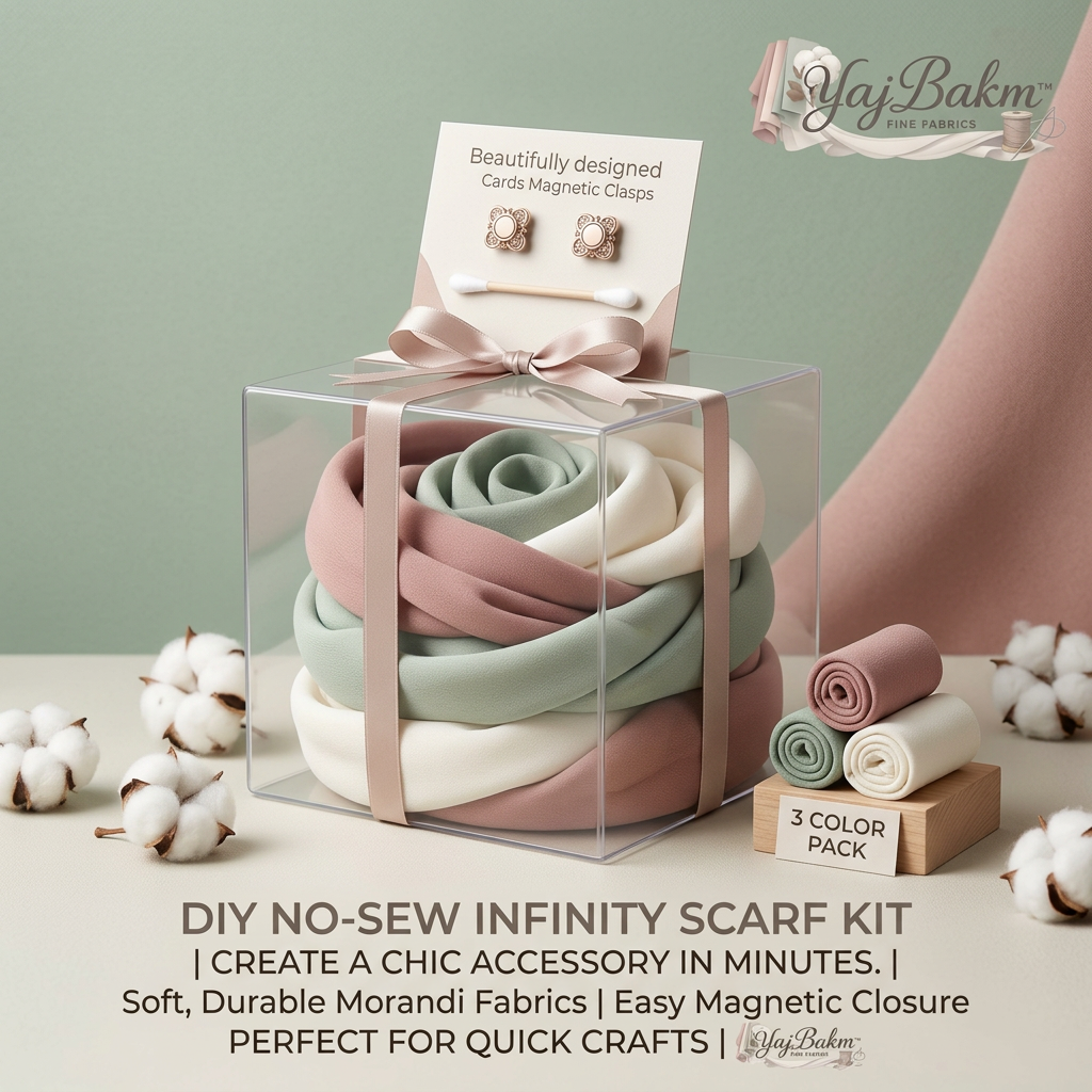 YajBakm no-sew infinity scarf kit