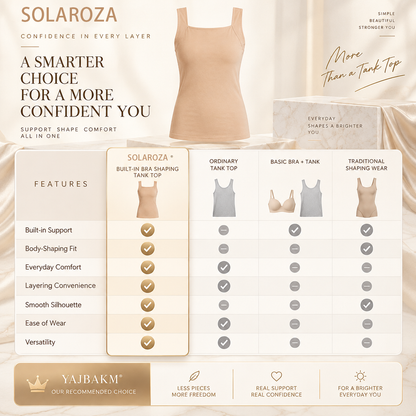 👵Solaroza® Built-In Bra Shaping Camisole – Seamless Comfort & Sculpting Support