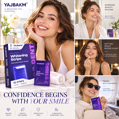 YAJBAKM 🦷Advanced Whitening Strips | Professional-Inspired Smile Care At Home