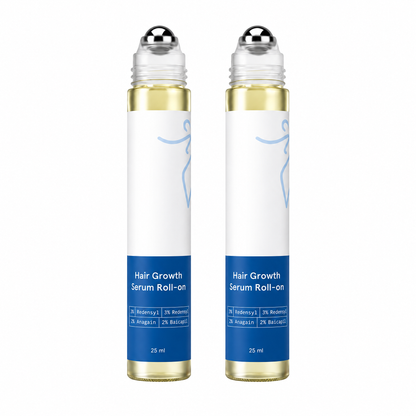 💎Advanced Hair Growth Roll-On Serum | 3% Rosemary | 2% Aminexil | 3% Redensy l 2% Anagain | Precision Scalp Applicator | Paraben & Sulphate Free | Non oily and mess free