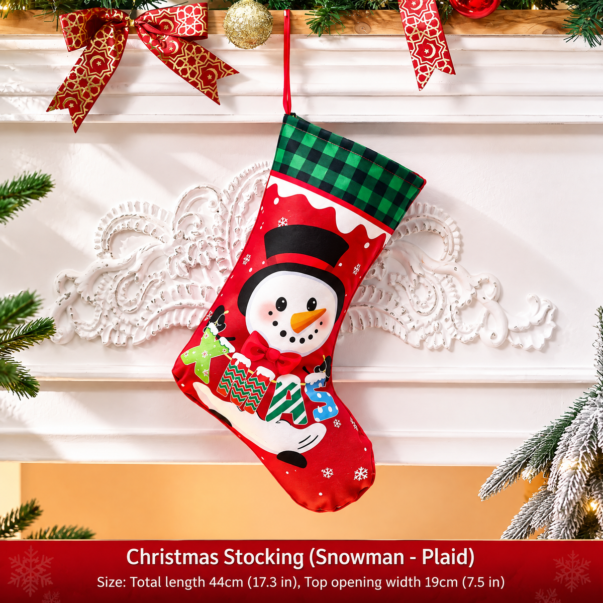Christmas Stockings 2026 | Premium Holiday Stocking For Family Kids & Pets | Large Capacity Christmas Decoration