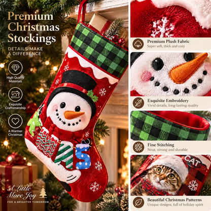 Christmas Stockings 2026 | Premium Holiday Stocking For Family Kids & Pets | Large Capacity Christmas Decoration