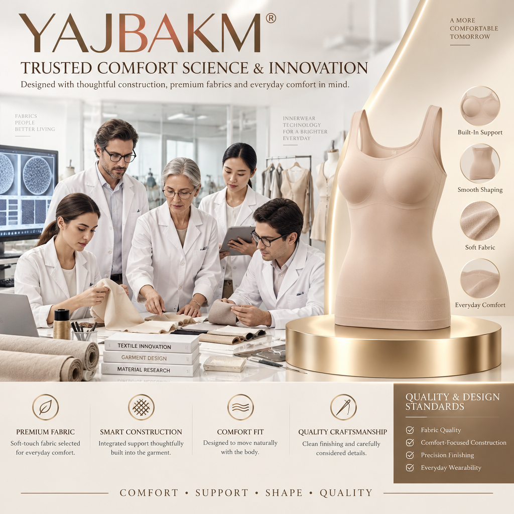 YAJBAKM® Built-In Bra Shaping Camisole – Seamless Comfort & Sculpting Support