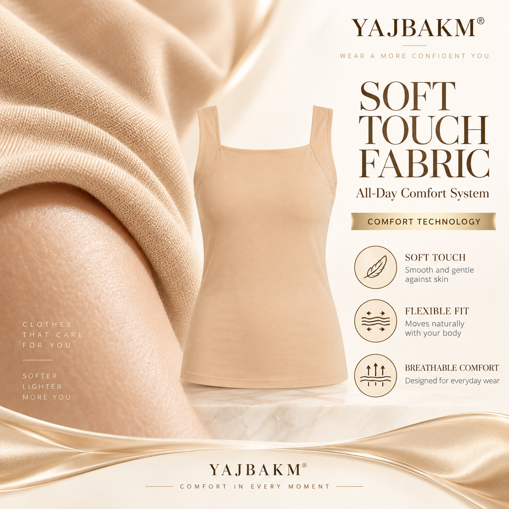 YAJBAKM® Built-In Bra Shaping Camisole – Seamless Comfort & Sculpting Support