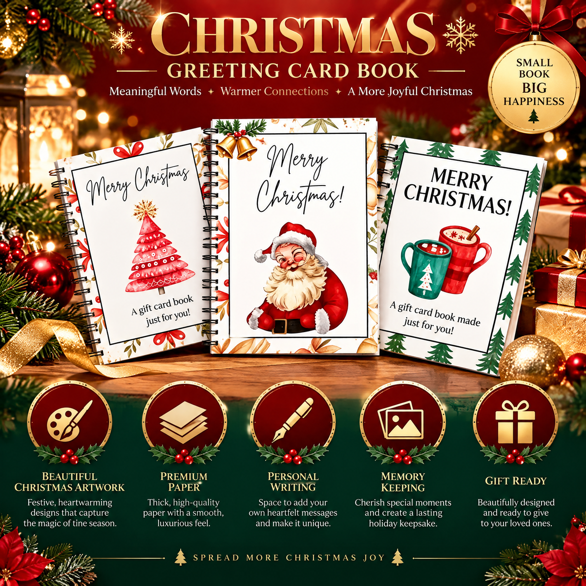 Christmas Greeting Card Book