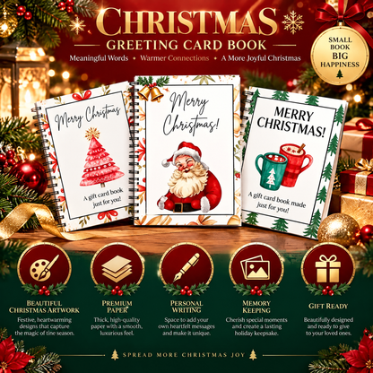 Christmas Greeting Card Book