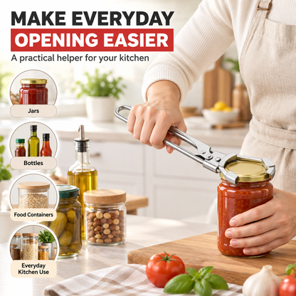 YAJBAKM Adjustable Multifunctional Stainless Steel Can Opener🔥