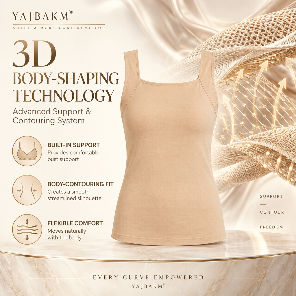 YAJBAKM® Built-In Bra Shaping Camisole – Seamless Comfort & Sculpting Support