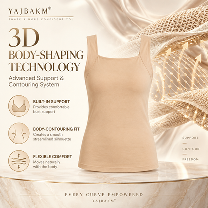YAJBAKM® Built-In Bra Shaping Camisole – Seamless Comfort & Sculpting Support