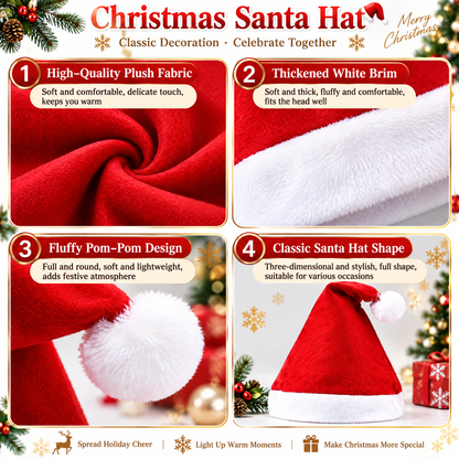YAJBAK🧑‍🎄Bring Christmas Magic To Life With The Perfect Santa Hat
