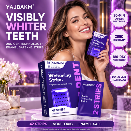 YAJBAKM 🦷Advanced Whitening Strips | Professional-Inspired Smile Care At Home