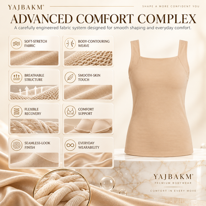 YAJBAKM® Built-In Bra Shaping Camisole – Seamless Comfort & Sculpting Support