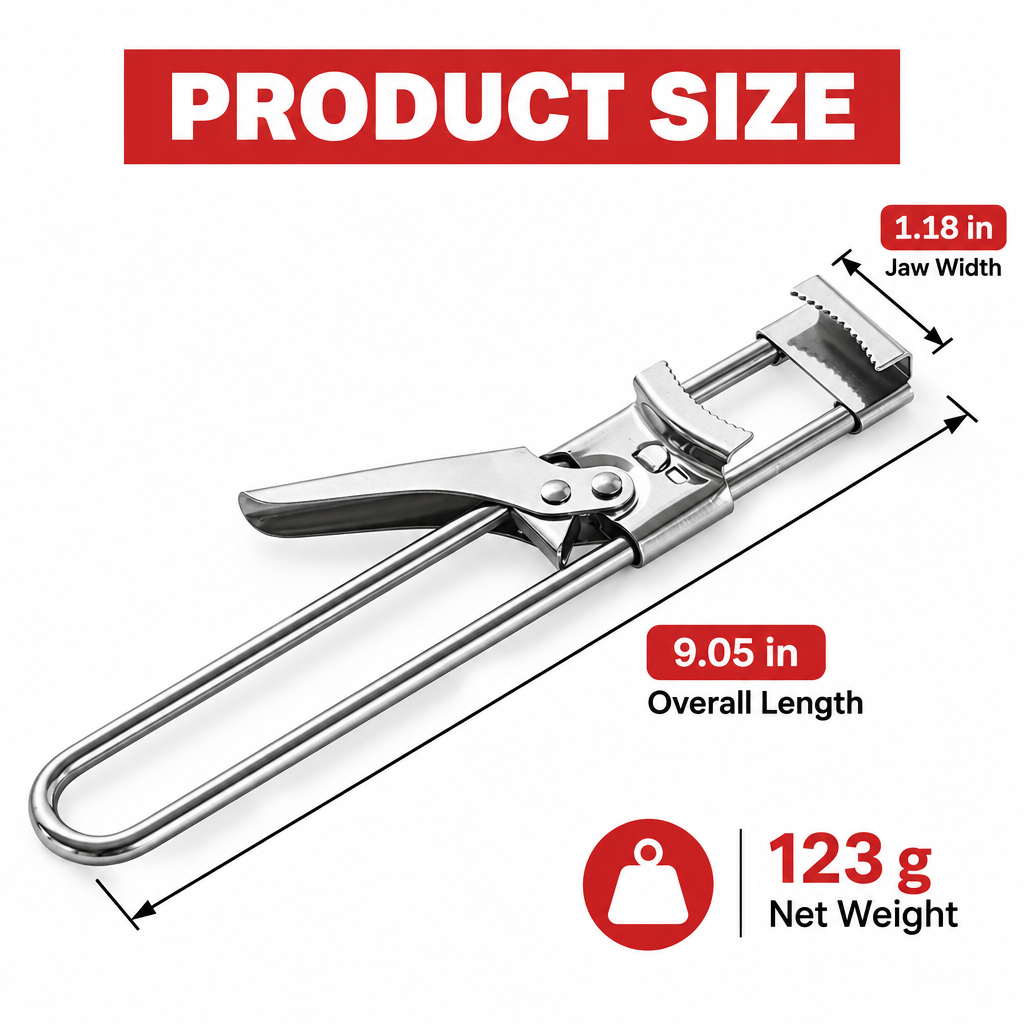 YAJBAKM Adjustable Multifunctional Stainless Steel Can Opener🔥