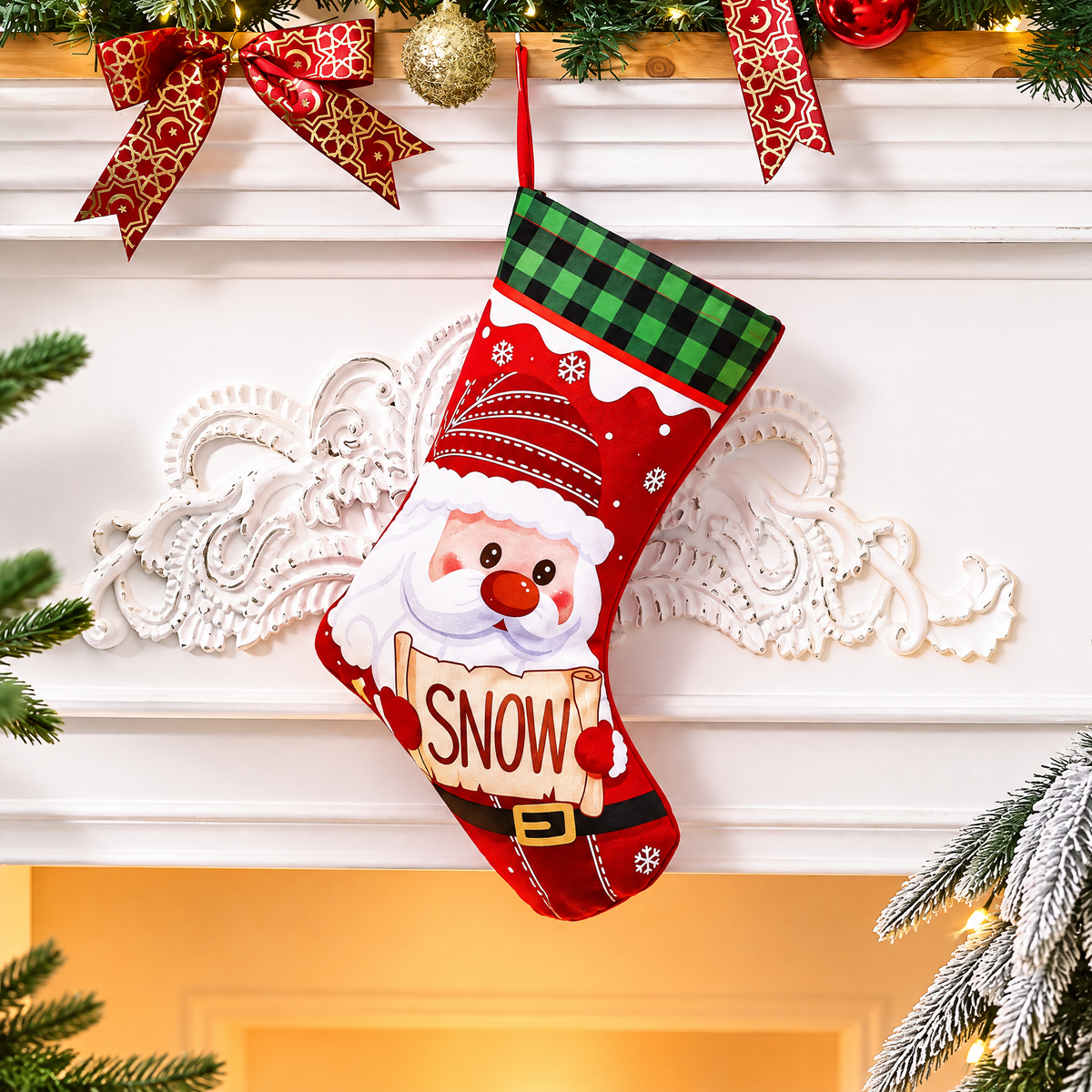 Christmas Stockings 2026 | Premium Holiday Stocking For Family Kids & Pets | Large Capacity Christmas Decoration