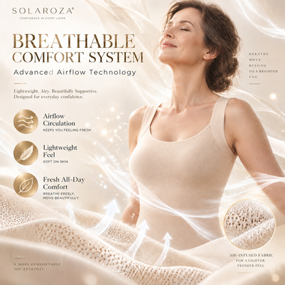 👵Solaroza® Built-In Bra Shaping Camisole – Seamless Comfort & Sculpting Support