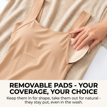 ❤️Solaroza® Built-In Bra Shaping Camisole – Seamless Comfort & Sculpting Support